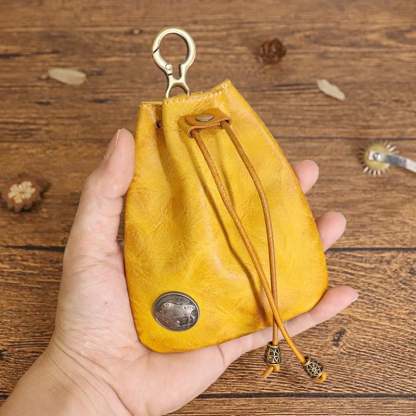 🔥Simple cowhide retro storage bag