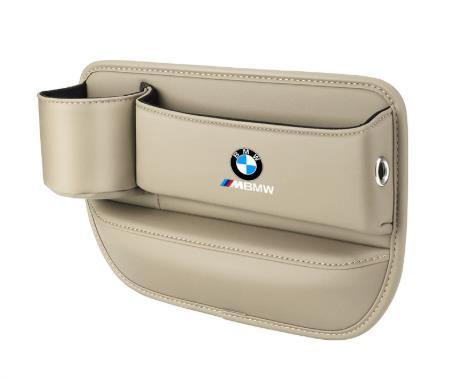 ✨Hot Selling Products of 2025🔥Exclusive Logo Leather Car Seat Storage Box With Water Cup Holder