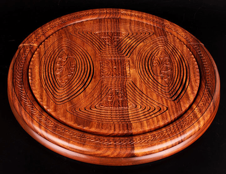 Early New Year sales🎁-Handmade wood carving fruit plate