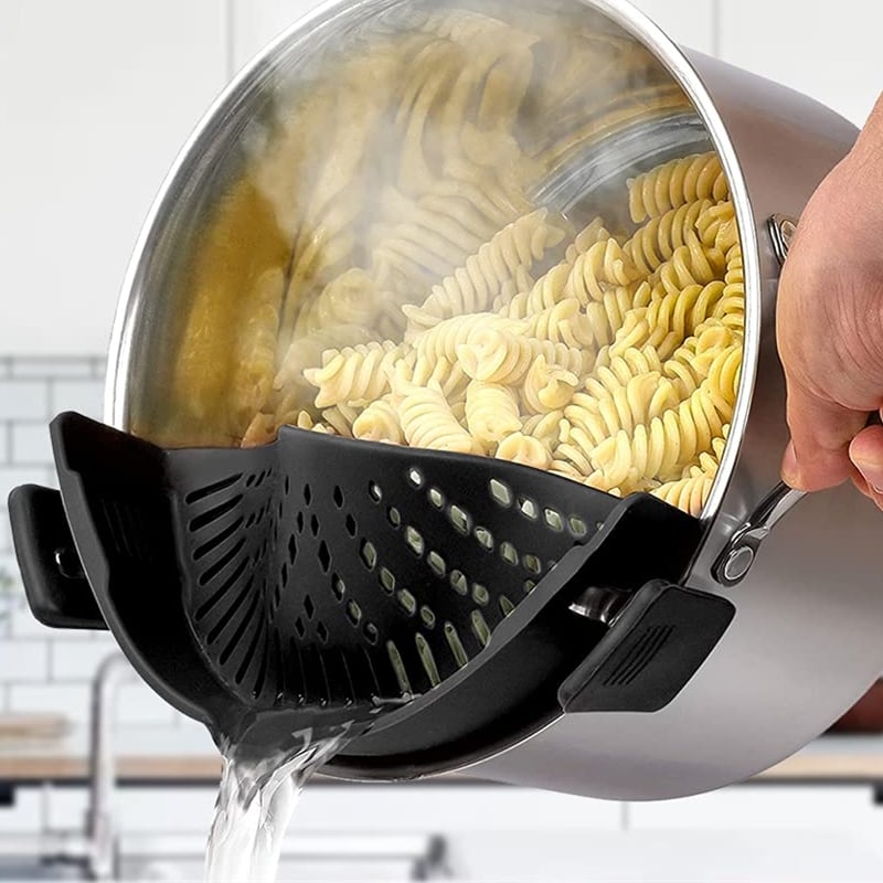 LAST DAY 49% OFF💧Silicone Clip-On Strainer - Fits All Pots and Bowls