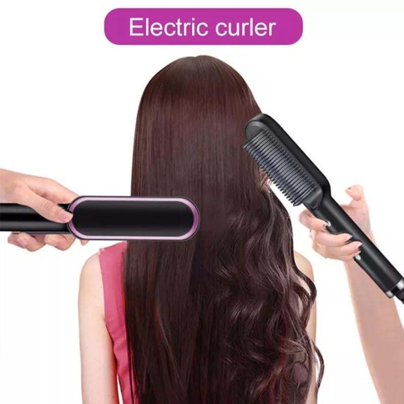 🎁Hot sale 🎁-New Hair Straightener Brush-PLAWLTD