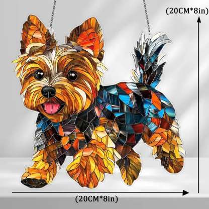 🌞🐕‍🦺Cute Chihuahua Suncatcher