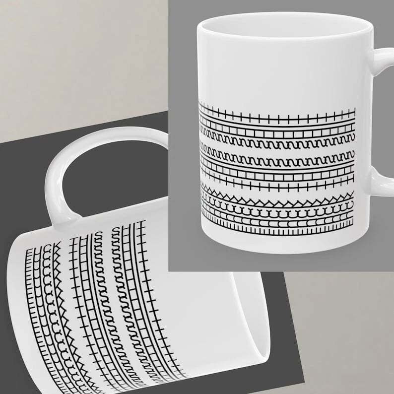 Fuck This Shit Mug, Hidden Message Funny Ceramic Coffee Mugs