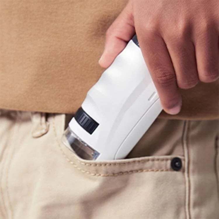 ✨This Week's Special Price 💥 Kid's Portable Pocket Microscope With Adjustable Zoom 60-120x