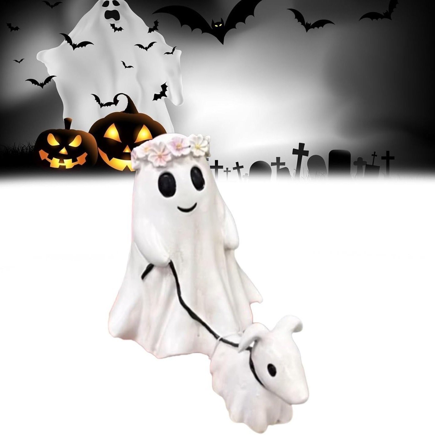 2024 Halloween Ghost Walking Dog Statue👻-PLAWLTD