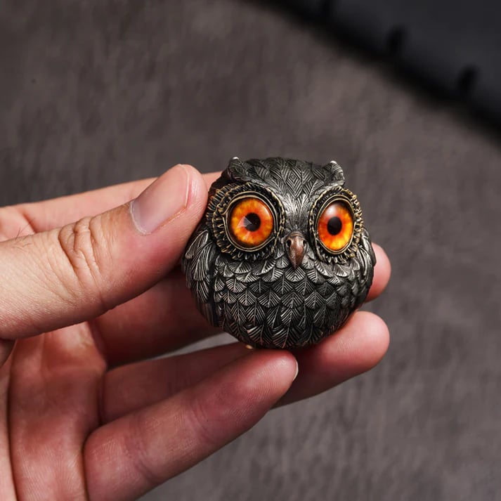 🦉Lucky Owl Guardian-The Wise Watcher of the Felt