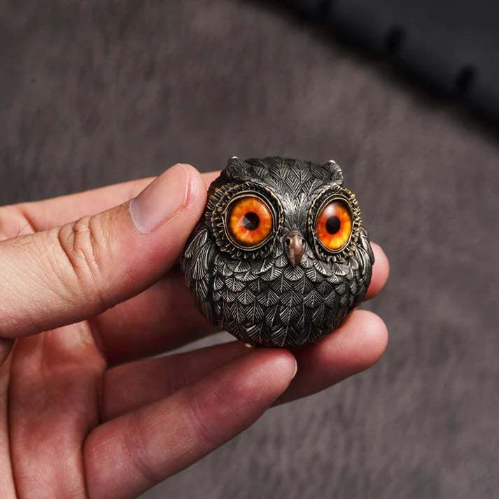 🦉Lucky Owl Guardian-The Wise Watcher of the Felt