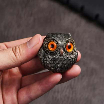 🦉Lucky Owl Guardian-The Wise Watcher of the Felt