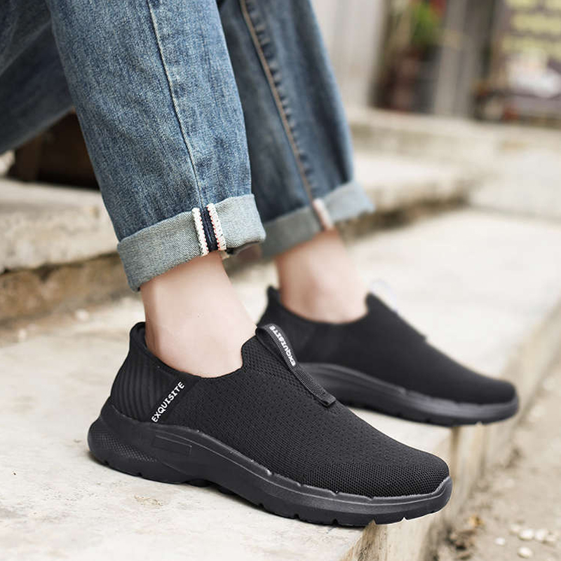 Men's Comfortable Waterproof Slip-On Casual Shoes Orthopedic Shoes