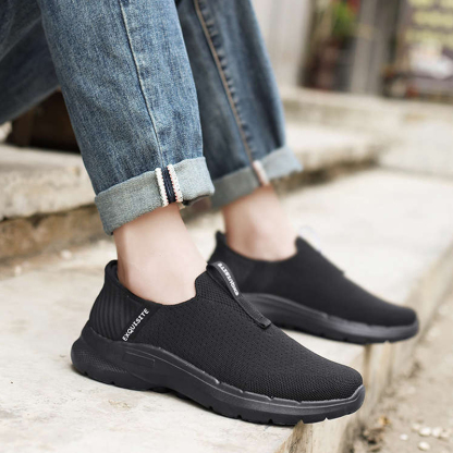 Men's Comfortable Waterproof Slip-On Casual Shoes Orthopedic Shoes