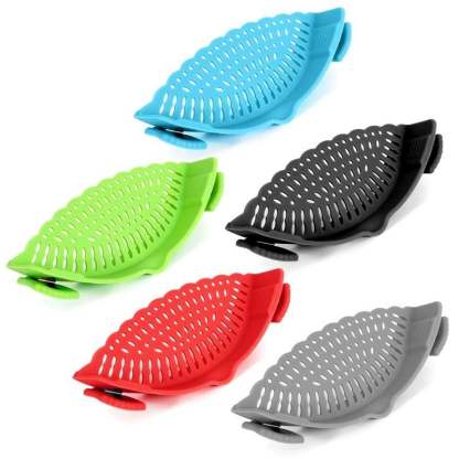 LAST DAY 49% OFF💧Silicone Clip-On Strainer - Fits All Pots and Bowls