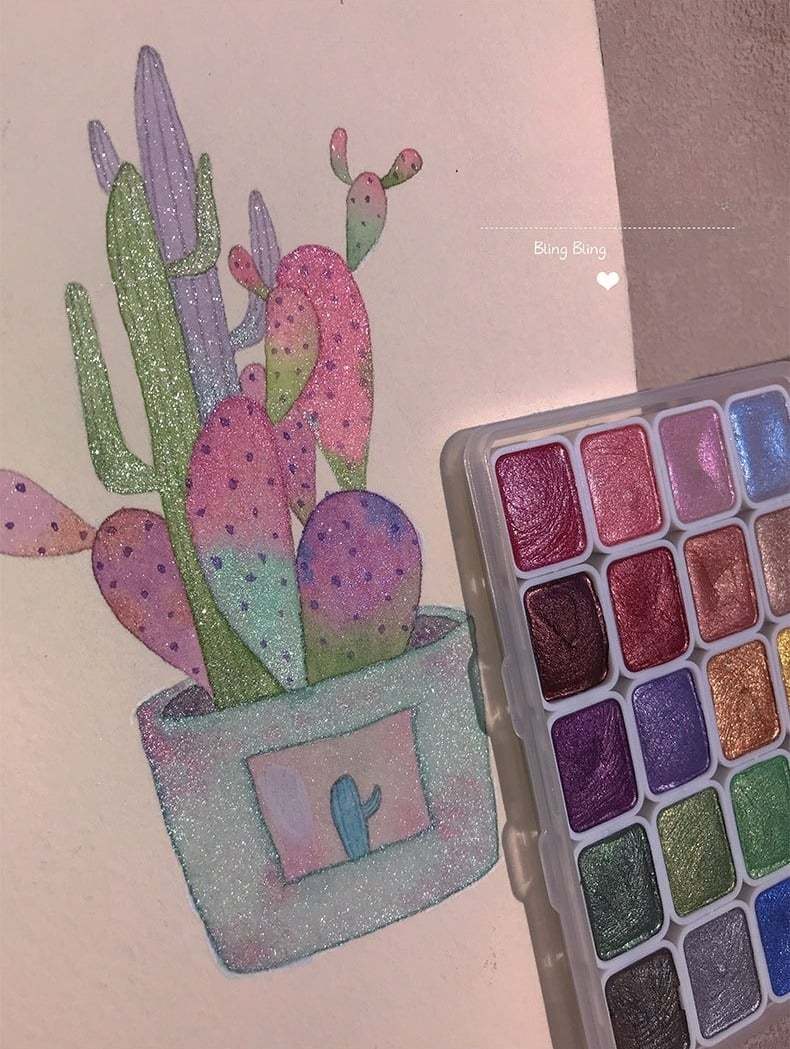 49% OFF!!-  20 Colors Watercolor Painting Set-PLAWLTD