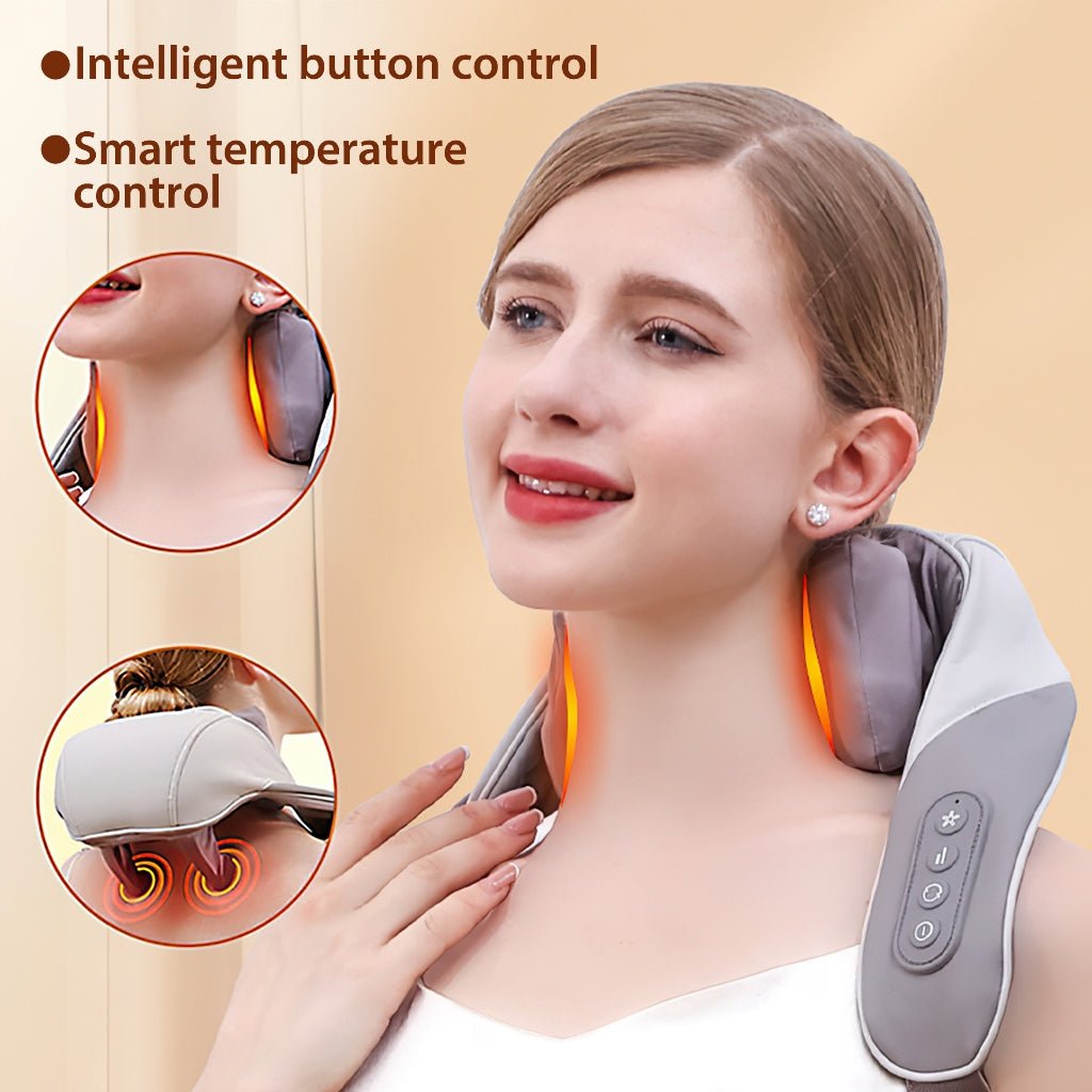 🔥Electric Neck Back Shoulder Massager-PLAWLTD
