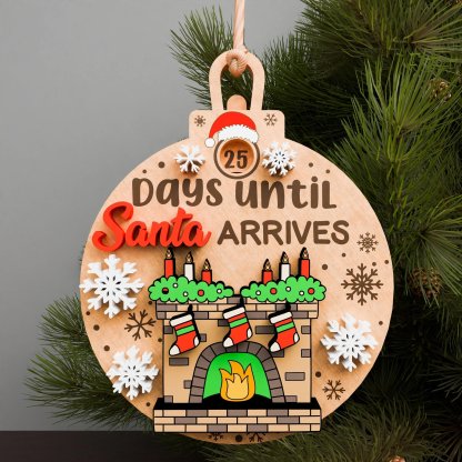 🎅Rotating Christmas Countdown Ornaments🎁