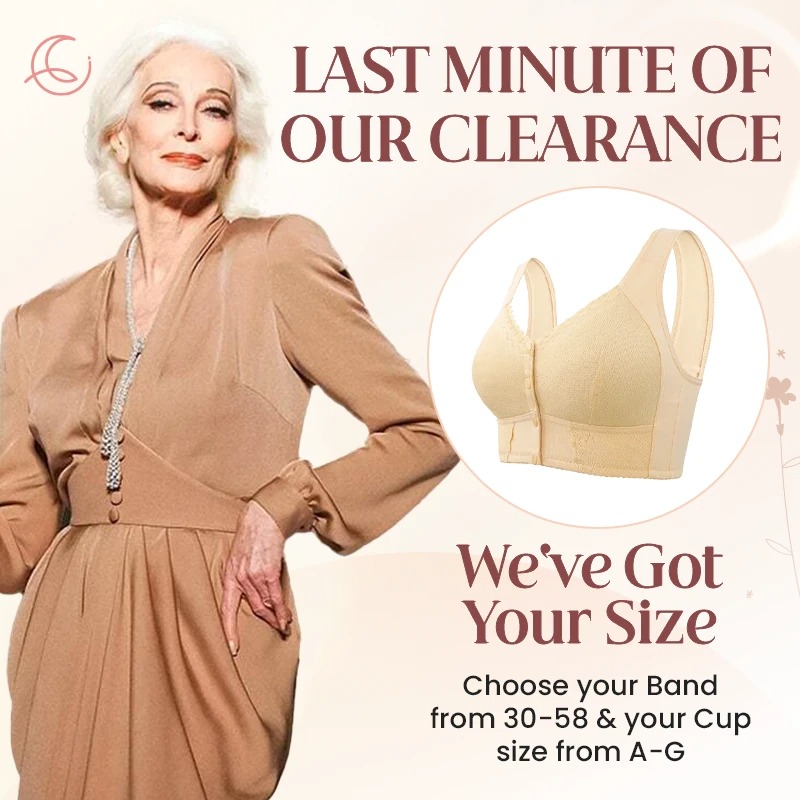 Moona Bra - 2025 Front Closure Breathable Bra for Seniors
