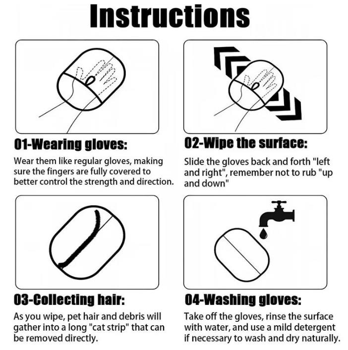 ✨Last Day Promotion 49% OFF - Pet hair remover Electrostatic gloves