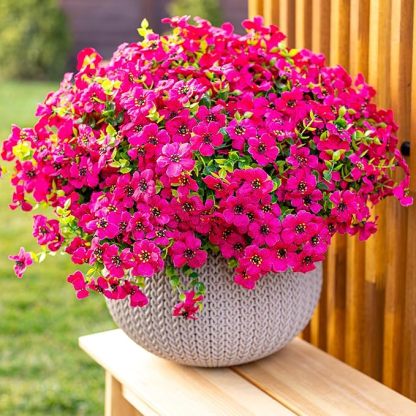 Rain & Sun Proof British Blooms - UV GuardTM Fade-Free Colourful Artificial Flower-PLAWLTD