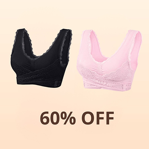 Buckle Bra – Comfy Corset Bra Front Cross Side Buckle Lace Bras