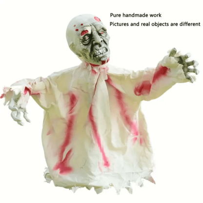 🎃Activated Swing Ghost Prop - Spooky Sound Effects, Adjustable Sizes for Halloween - Create an Authentic Horror😈Free shpping-PLAWLTD