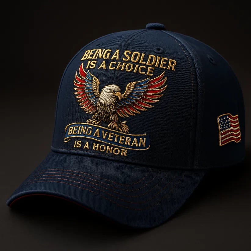 🦅" Being a Soldier, Being a Veteran” Commemorative Cap