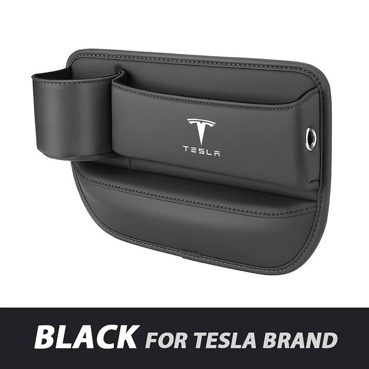 ✨Hot Selling Products of 2025🔥Exclusive Logo Leather Car Seat Storage Box With Water Cup Holder