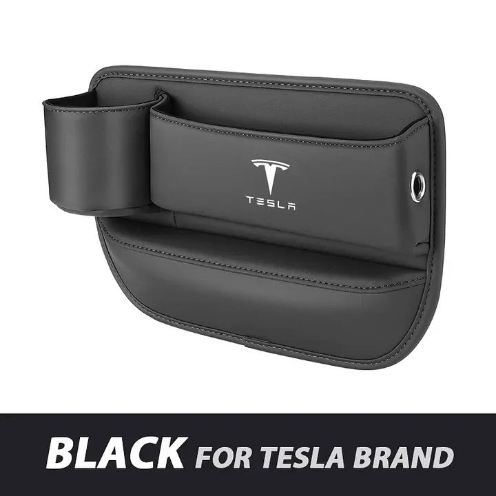 ✨Hot Selling Products of 2025🔥Exclusive Logo Leather Car Seat Storage Box With Water Cup Holder