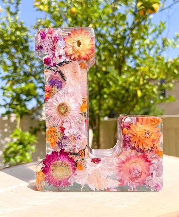 🎁Special commemoration -💟Limited Handmade 100pcs🌸Flowers Resin Night Light-PLAWLTD
