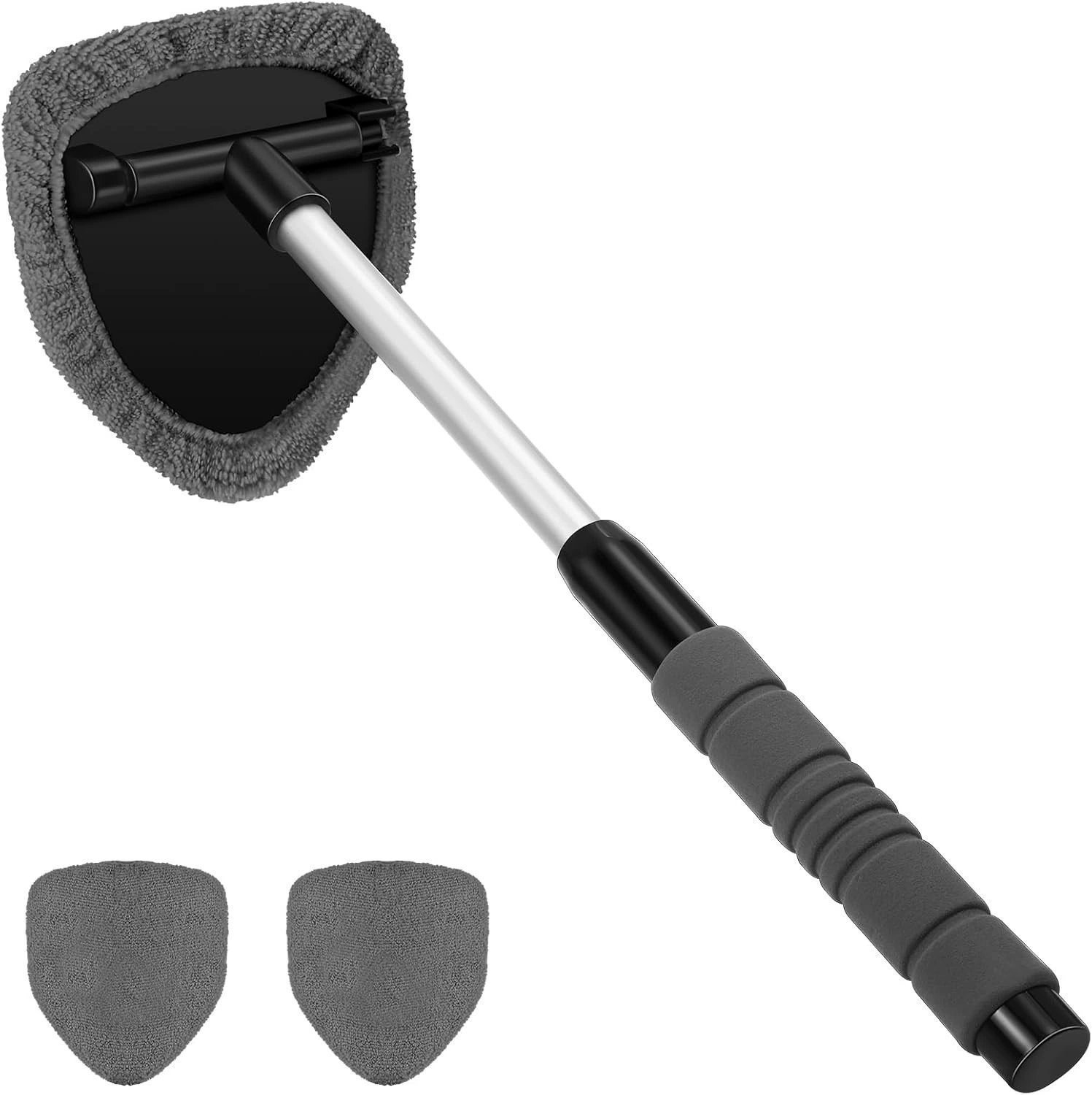 Microfiber Windshield Cleaner with Extendable Handle