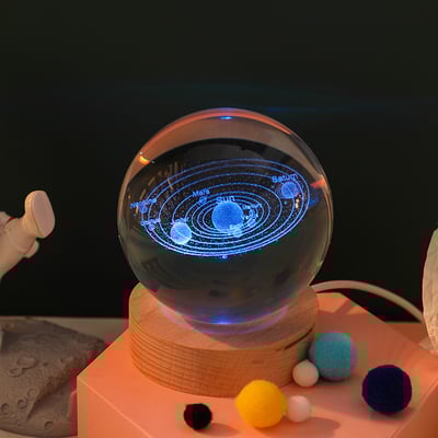 🔥HOT SALE NOW 49% OFF🎁Hot Sale - 3D Planet Crystal Ball