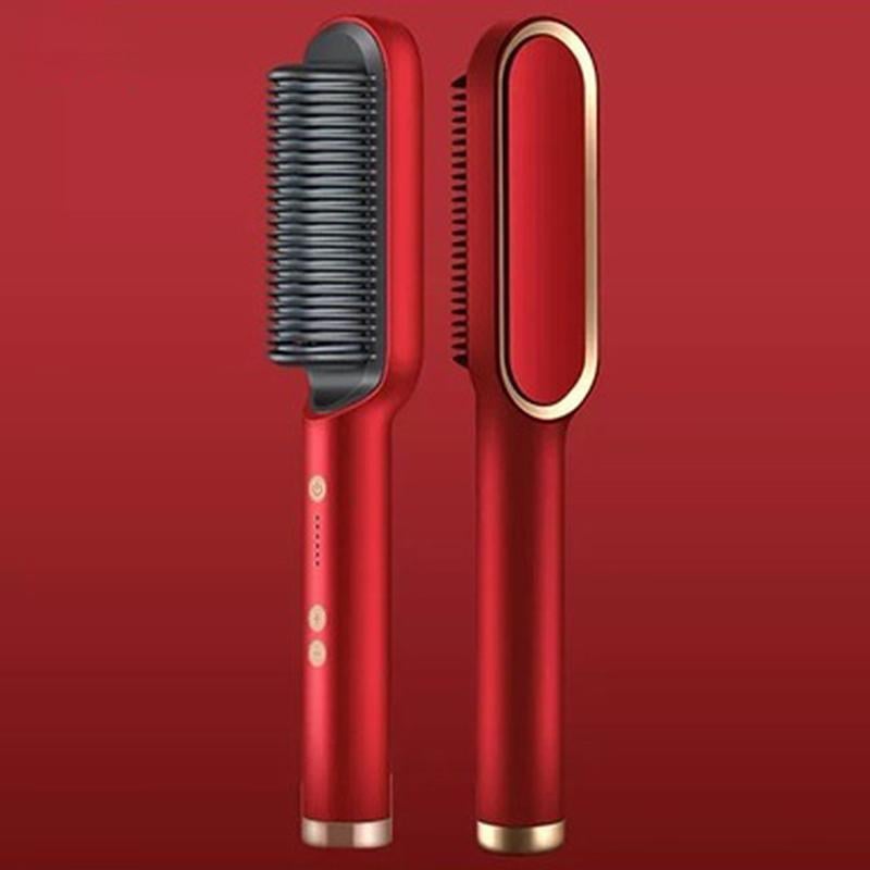 🎁Hot sale 🎁-New Hair Straightener Brush-PLAWLTD