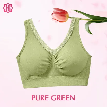 Pure Cotton Buttonless Comfy Lifting Bra