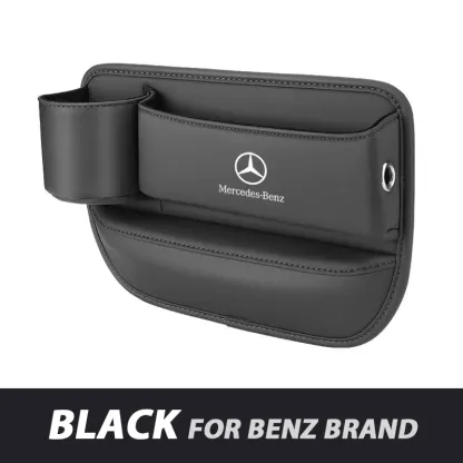 ✨Hot Selling Products of 2025🔥Exclusive Logo Leather Car Seat Storage Box With Water Cup Holder