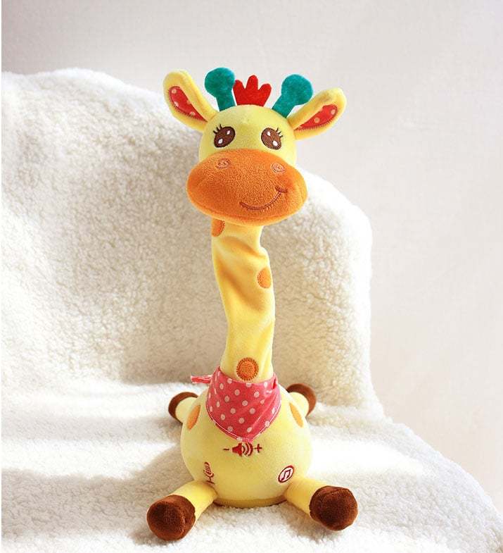 🎉 Best-Selling Musical Giraffe Toy – Sings, Dances & Repeats What You Say! 🦒🎵🗣️-PLAWLTD
