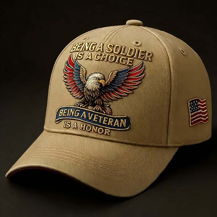 🦅" Being a Soldier, Being a Veteran” Commemorative Cap