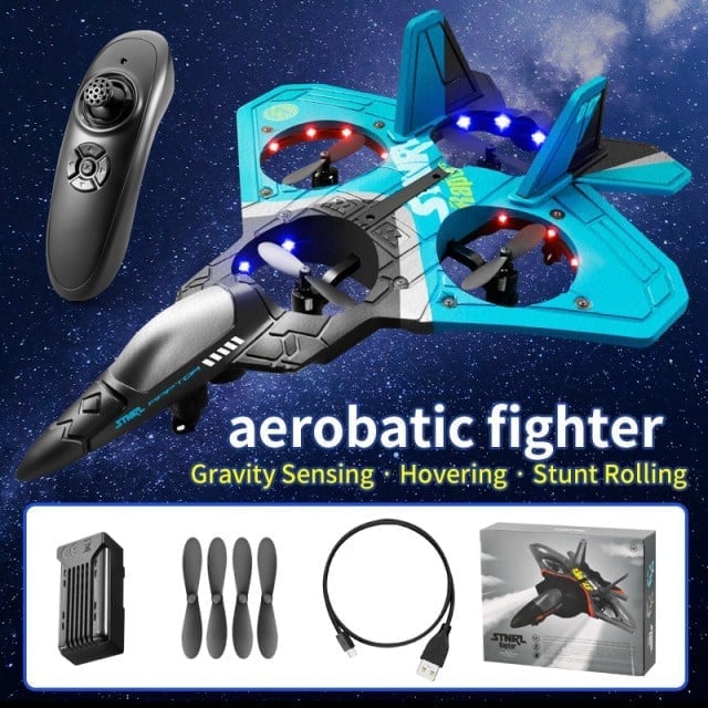 🎁2025 HOT SALE - 70% OFF🎁 V17 Jet Fighter Stunt RC Airplane ✈️