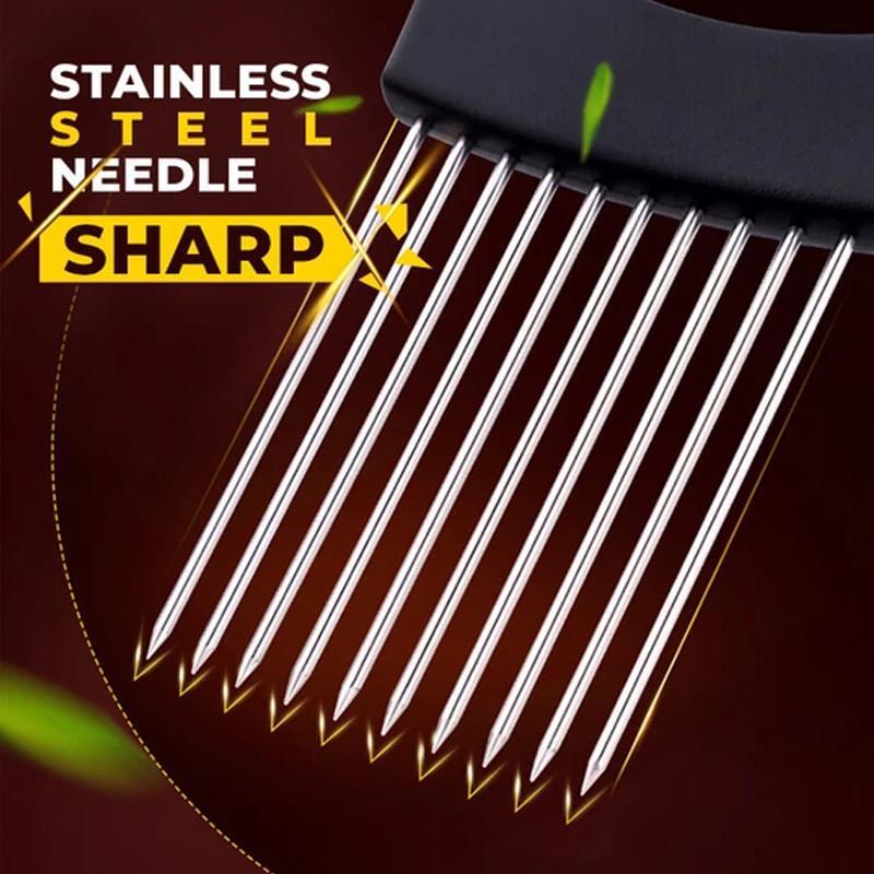 🔥BIG SALE - 49% OFF🔥 Stainless Steel Onion Slice Holder-PLAWLTD