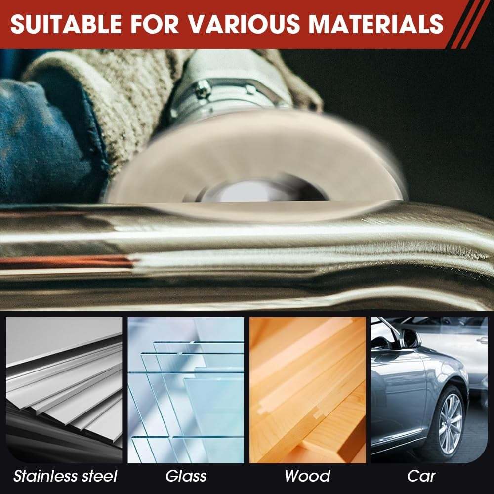 Premium Wool Felt Polishing Flap Disc for Angle Grinders - Mirror Finish Made Easy