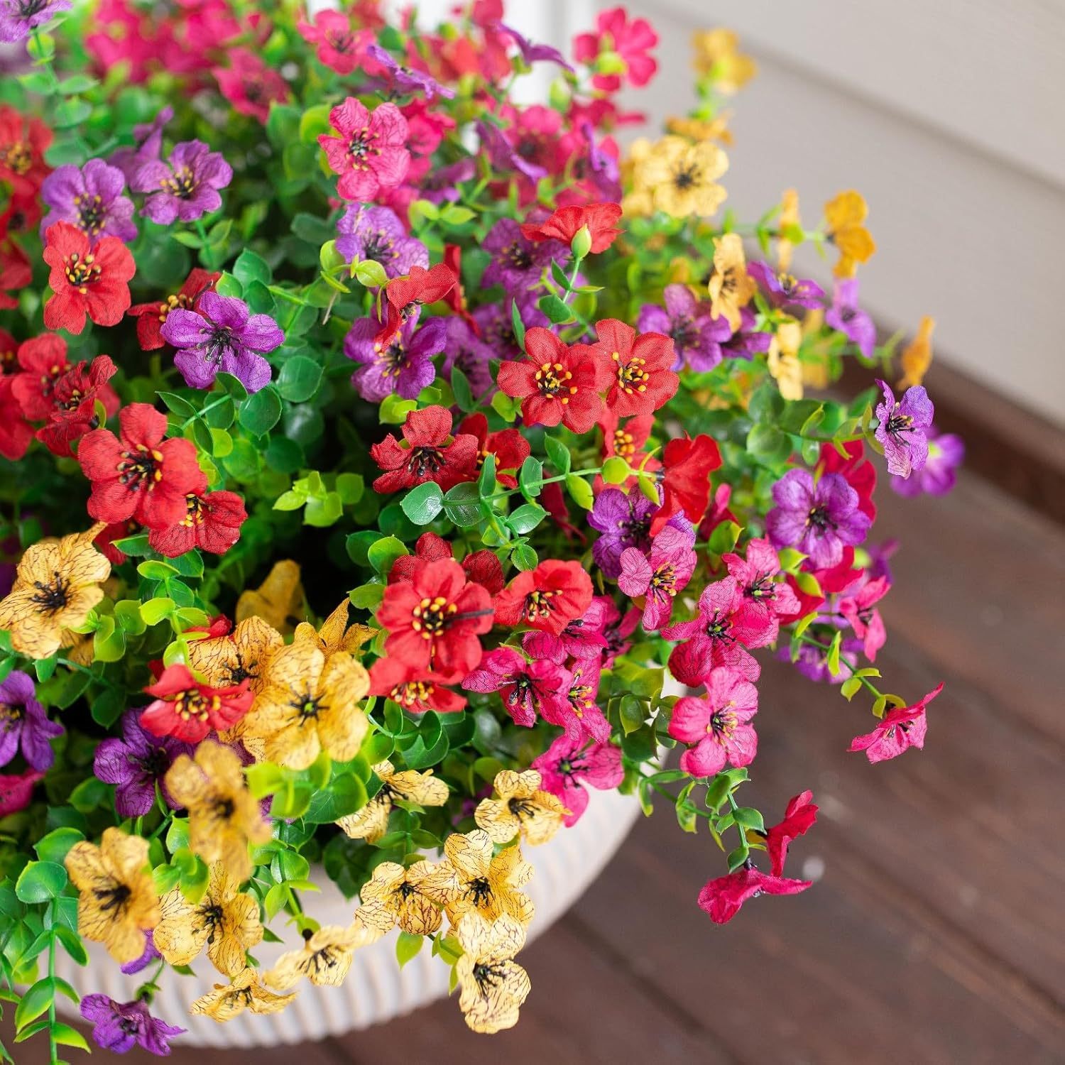 Rain & Sun Proof British Blooms - UV GuardTM Fade-Free Colourful Artificial Flower-PLAWLTD