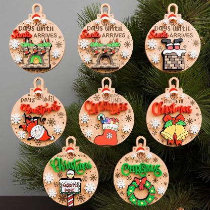 🎅Rotating Christmas Countdown Ornaments🎁