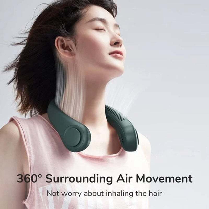 Adjustable New Portable Neck Fan(360° Surrounding Air Movement)-PLAWLTD