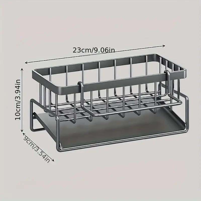🌟 Say Goodbye to Clutter-49% OFF-✨ Stainless Steel Kitchen Sink Storage Rack – For a Neat, Organized Kitchen! 🌟-PLAWLTD