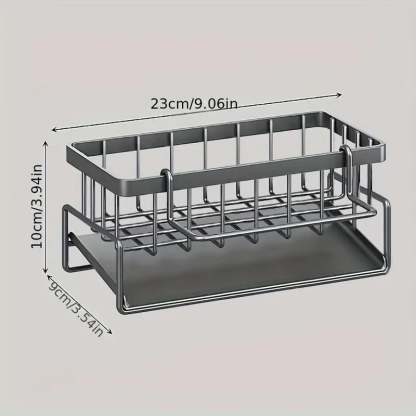 🌟 Say Goodbye to Clutter-49% OFF-✨ Stainless Steel Kitchen Sink Storage Rack – For a Neat, Organized Kitchen! 🌟
