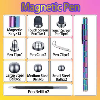 Decompression magnetic levitation multifunctional magnetic toy