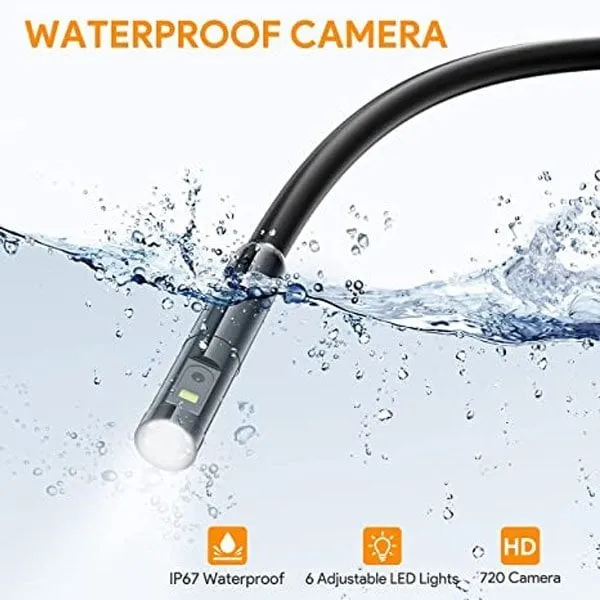 🔎 Plug and play endoscope camera – compatible with Android, iPhone and iPad