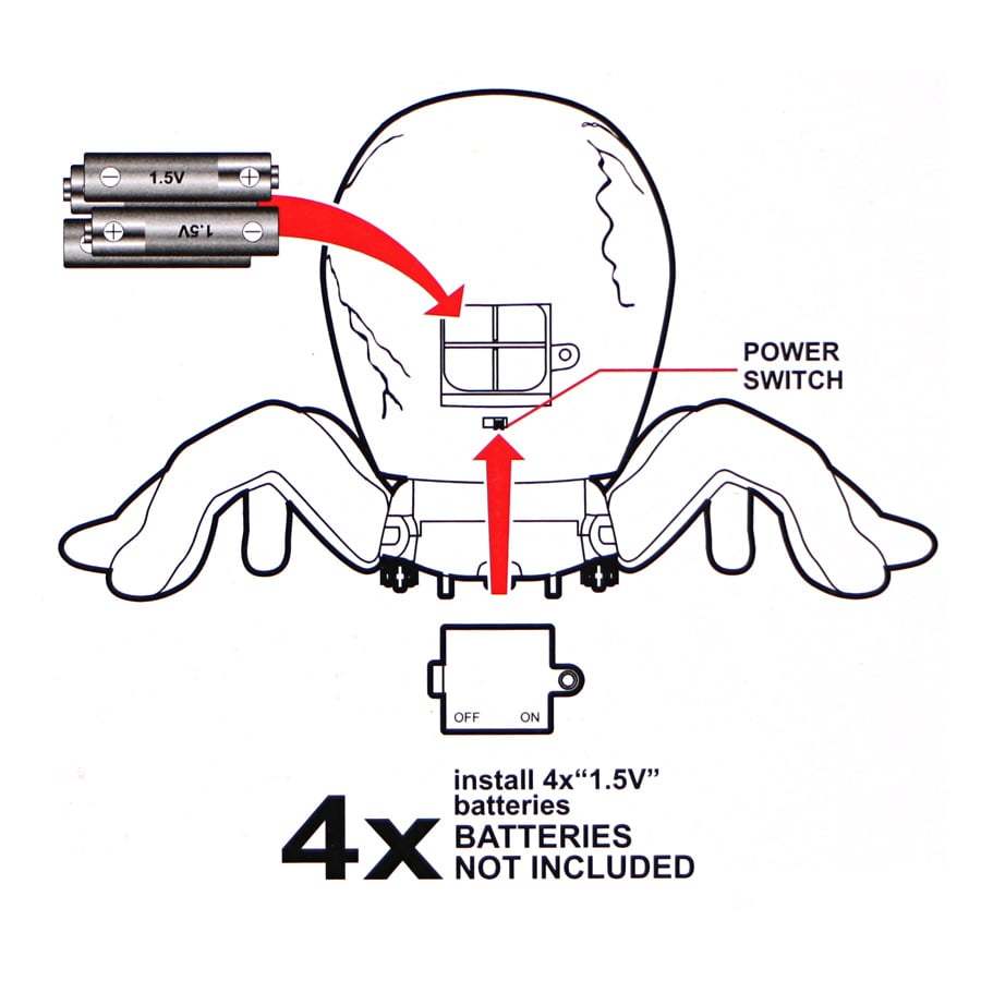 Halloween Skeleton Decor Remote Control Toy-PLAWLTD