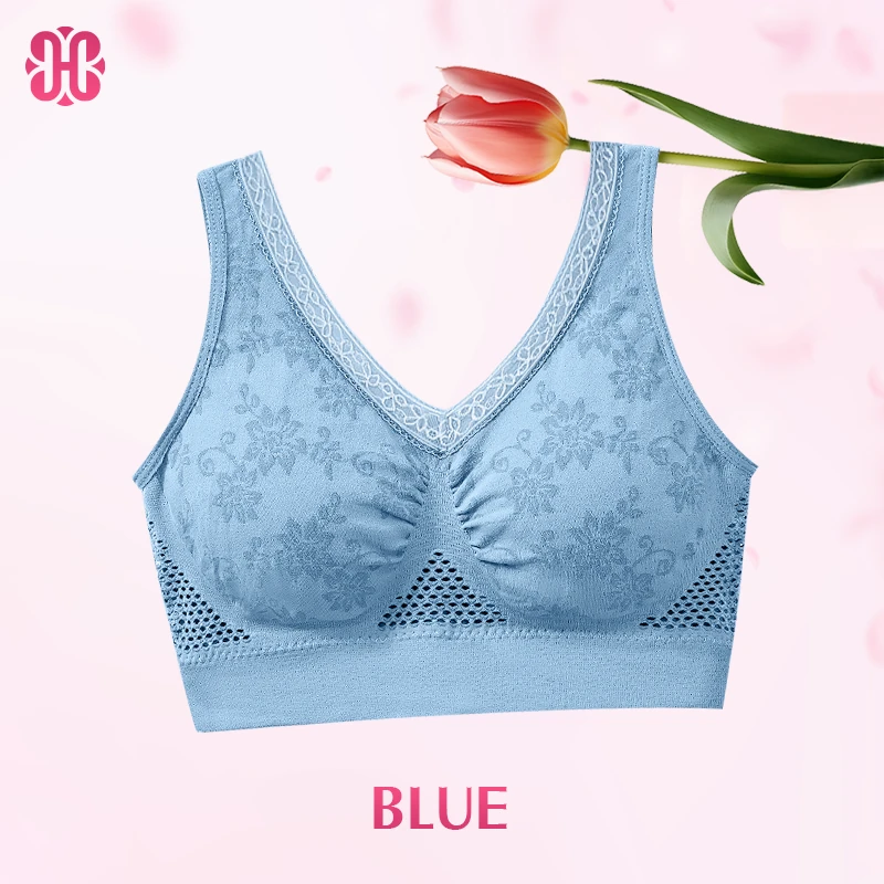 Pure Cotton Buttonless Comfy Lifting Bra