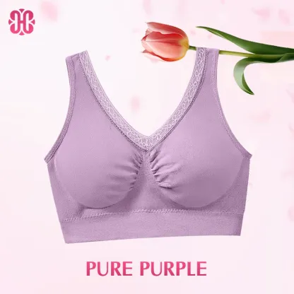 Pure Cotton Buttonless Comfy Lifting Bra