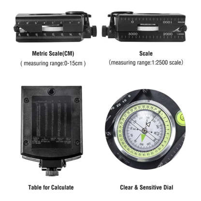 ☸Multifunctional Military Aiming Navigation Compass