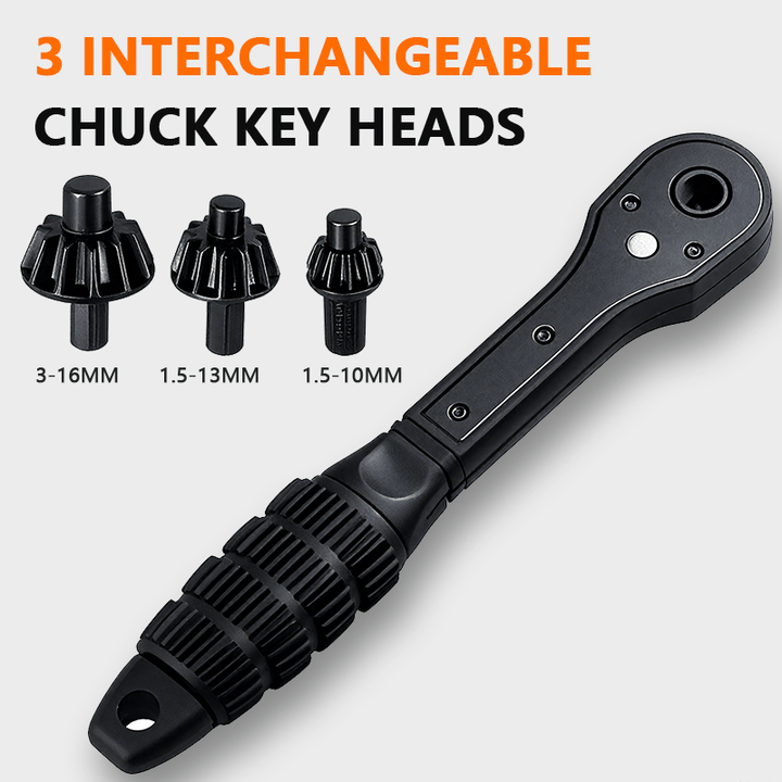 🛠️Father‘s Day Hot Sale 49% OFF🔥2 in 1 Drill Chuck Ratchet Spanner-PLAWLTD