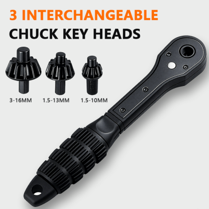 🛠️Father‘s Day Hot Sale 49% OFF🔥2 in 1 Drill Chuck Ratchet Spanner-PLAWLTD